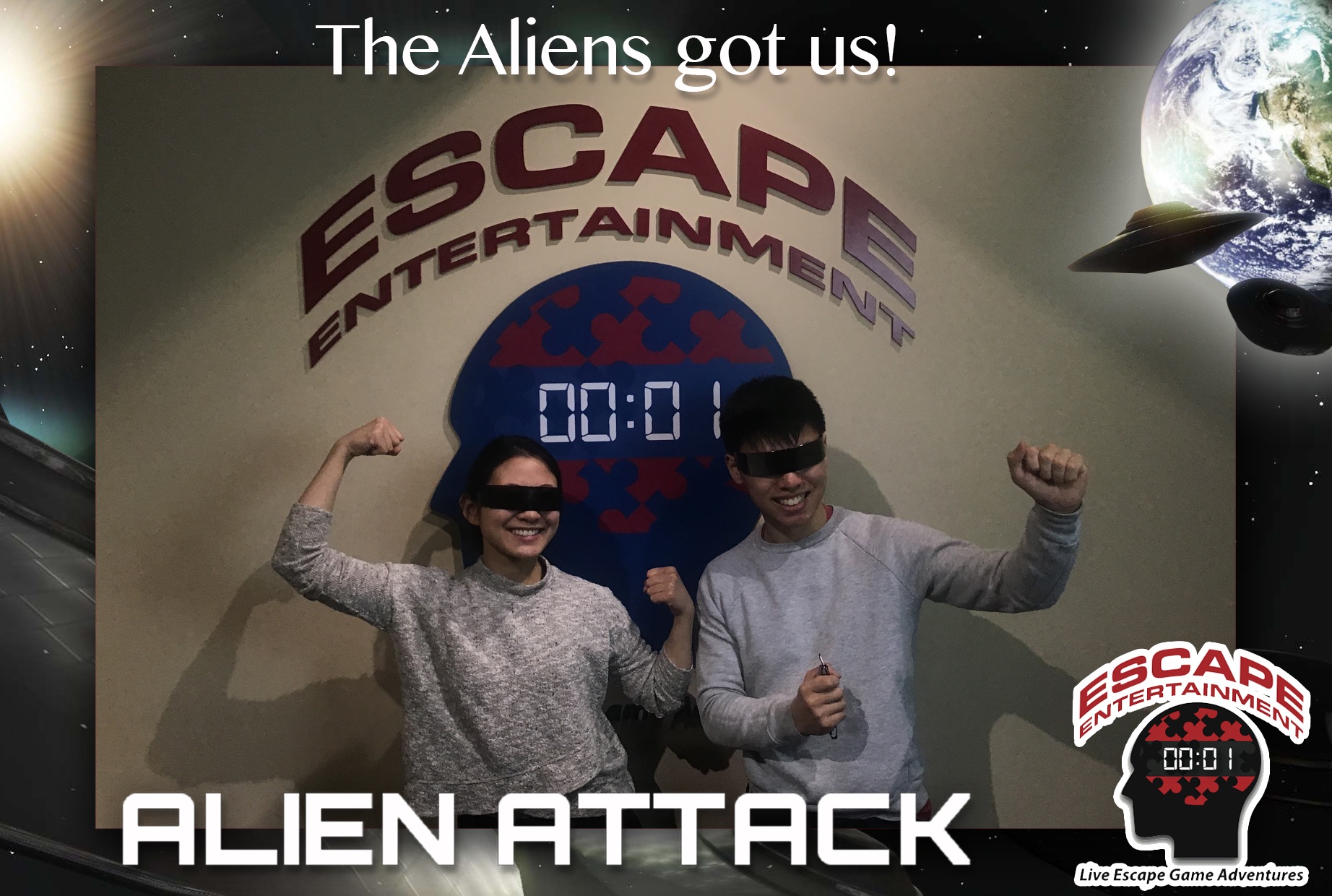 The Aliens got us!