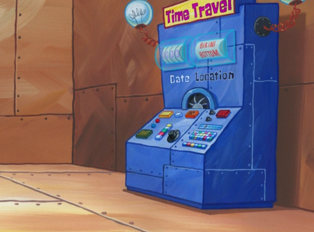 Time machine inspiration.